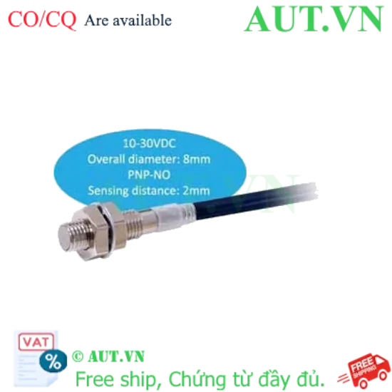 Ảnh của Cảm biến tiệm cận Omron E2E-X2B1D8 - M8, PNP NO, Chuẩn IP69K Siêu Bền | AUT VN