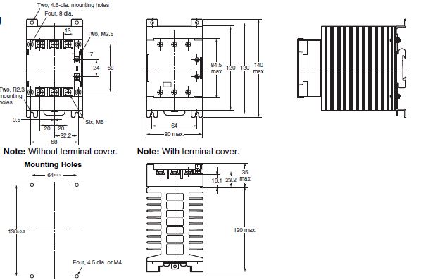 Ảnh của Relay bán dẫn  Omron G3PE-245B-2N DC12-24