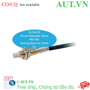 Ảnh của Cảm biến tiệm cận Omron E2E-X2MB1D8 | M8, PNP NO, IP69K, Vỏ SUS303 | AUT VN