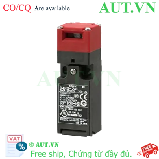 Ảnh của Khóa cửa an toàn Omron D4NS-2AF - IP67, 1NC/1NO, Siêu bền