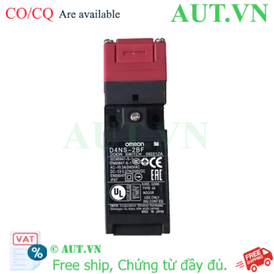 Ảnh của Khóa Cửa An Toàn Omron D4NS-2BF | 2NC, Chuẩn IP67, Chống Bụi & Nước