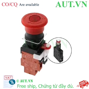 Ảnh của Nút Dừng Khẩn Cấp Omron A22EL-M-12A-11 - LED 12V, Phi 40mm, 1NO+1NC | AUT VN