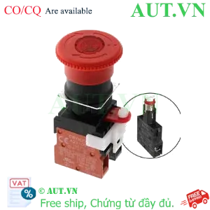 Ảnh của Nút Nhấn Dừng Khẩn Cấp Omron A22EL-M-24A-01 | LED 24V, 1NC, IP65 - AUT VN
