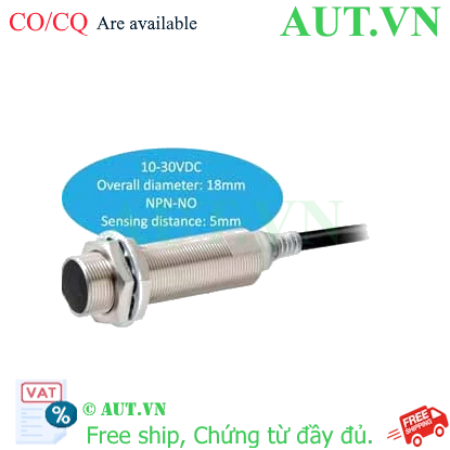 Ảnh của Cảm biến tiệm cận Omron E2E-X5C1L18 2M
