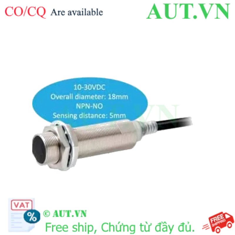 Ảnh của Cảm biến tiệm cận Omron E2E-X5C1L18 2M