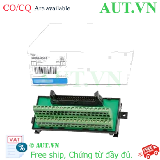 Ảnh của Cầu Đấu Dây Omron XW2R-E40GD-T: 40 Cực, Giắc MIL Tháo Nhanh, Chuẩn DIN Rail - AUT VN