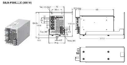 Ảnh của Bộ nguồn xung  Omron S8JX-P30005C