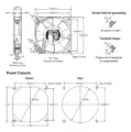 Ảnh của Quạt Thông Gió Omron R87F-A1A13LP 100VAC 120mm - Vòng Bi Bạc Đạn, Siêu Bền, Chống Ồn