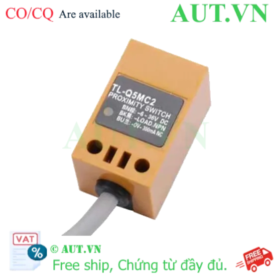 Ảnh của Cảm biến tiệm cận Omron TL-Q5MC2 5M - NPN NC, Khoảng cách 5mm, Chuẩn IP67 Chống Nước | AUT VN