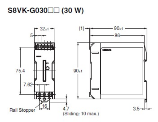 Ảnh của aut.vn Bộ nguồn xung  Omron S8VK-G03012