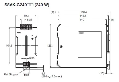Ảnh của Bộ nguồn xung  Omron S8VK-G24024