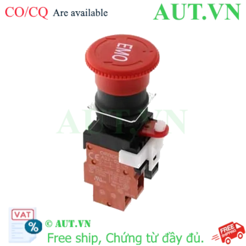 Ảnh của Công tắc nút nhấn Omron A22E-M-02-EMO-RD