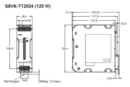Ảnh của Bộ nguồn xung  Omron S8VK-T12024