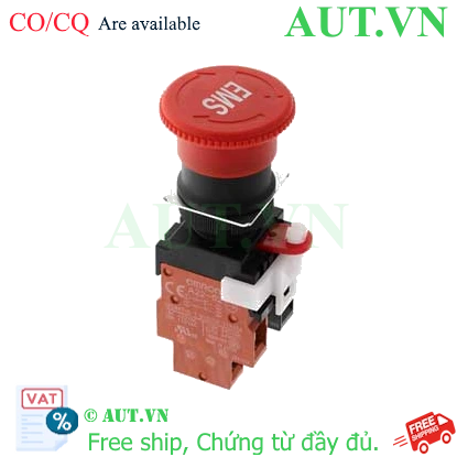 Ảnh của Công tắc nút nhấn Omron A22E-M-02-EMS-RD