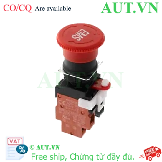 Ảnh của Công tắc nút nhấn Omron A22E-M-02-EMS-RD
