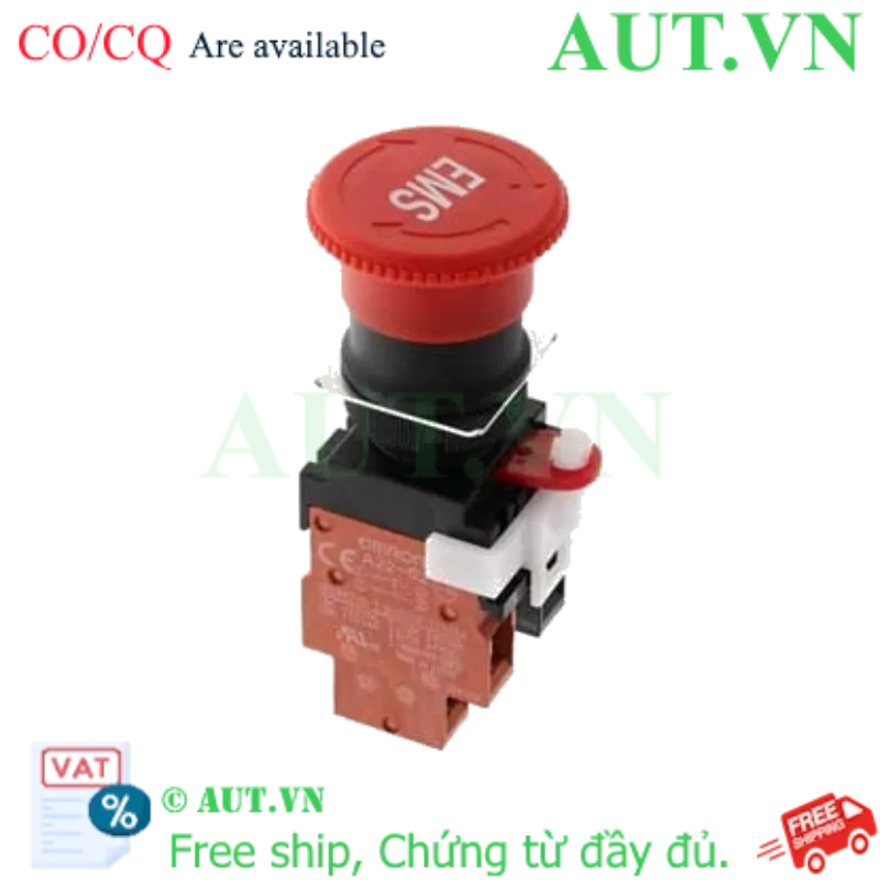 Ảnh của Công tắc nút nhấn Omron A22E-M-02-EMS-RD