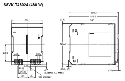 Ảnh của Bộ nguồn xung  Omron S8VK-T48024
