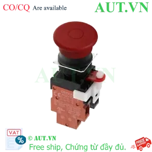 Ảnh của Nút Dừng Khẩn Cấp Omron A22E-MP-02 | Đầu Nấm 40mm, 2NC, IP65 - AUT VN