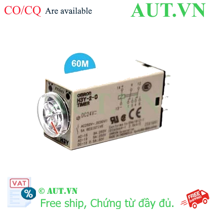 Ảnh của Timer Omron H3Y-2-0 DC24 60M