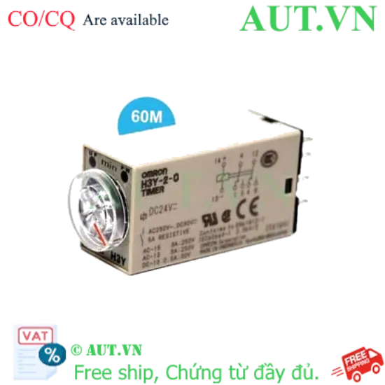 Ảnh của Timer Omron H3Y-2-0 DC24 60M