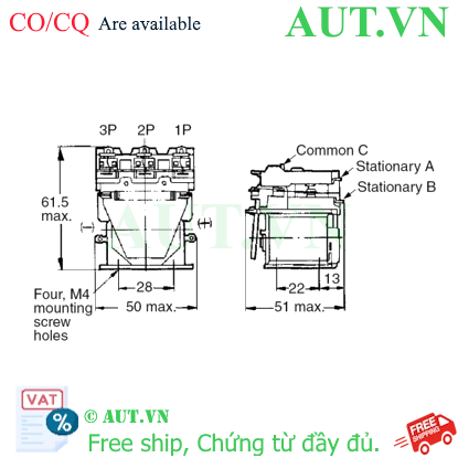 Ảnh của Rơ le trung gian Omron MM3 DC48