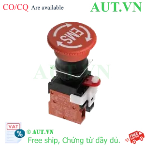 Ảnh của Nút Dừng Khẩn Cấp Omron A22E-M-01-EMS - Đầu Nấm 40mm, 1NC, IP65 Chính Hãng AUT VN