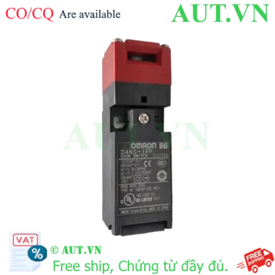 Ảnh của Khóa Cửa An Toàn Omron D4NS-1FF: 1NO+2NC, Chống Nước IP67, Độ Bền Cao