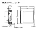 Ảnh của Bộ Nguồn Xung Omron S8VK-G01524 | 24VDC 15W | Siêu Mỏng, Lắp DIN Rail, Chính Hãng AUT VN
