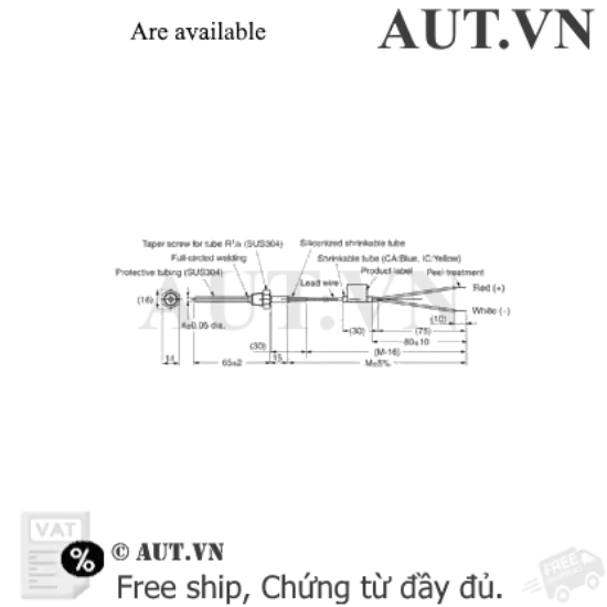 Ảnh của Cảm biến nhiệt độ Omron E52-IC6D-N 2M