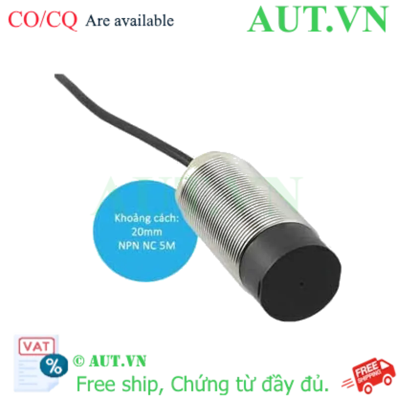 Ảnh của Omron E2B-M30KN20-WP-C2 5M: Cảm Biến Tiệm Cận M30, NPN NC, 20mm, IP67