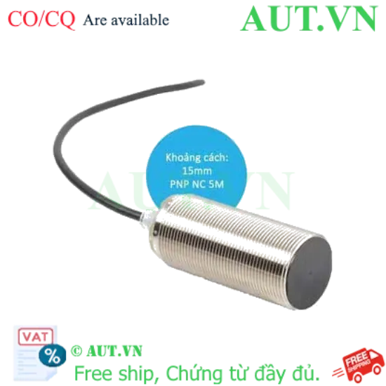 Ảnh của Cảm biến tiệm cận Omron E2B-M30KS15-WP-B2 5M: Phi 30, PNP NC, Khoảng cách 15mm - AUT VN
