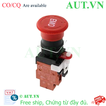 Ảnh của Công tắc nút nhấn Omron A22E-M-03-EMO-RD