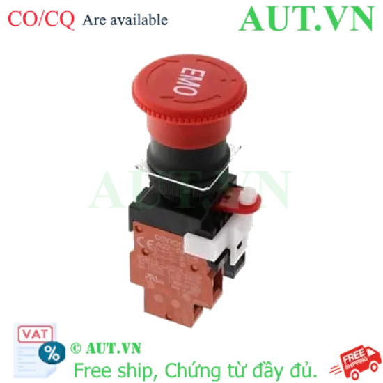 Ảnh của Công tắc nút nhấn Omron A22E-M-03-EMO-RD