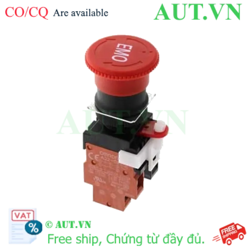 Ảnh của Công tắc nút nhấn Omron A22E-M-03-EMO-RD