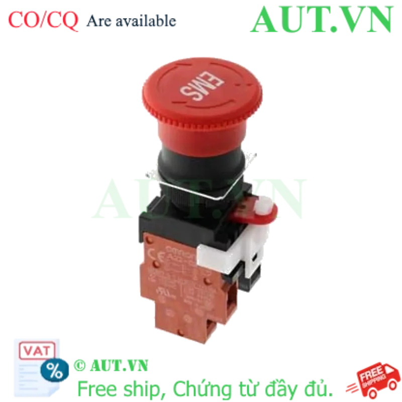 Ảnh của Công tắc nút nhấn Omron A22E-M-03-EMS-RD