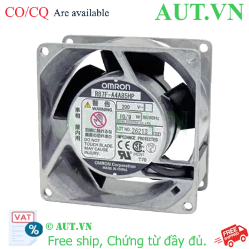 Ảnh của Quạt Thông Gió Omron R87F-A4A85HP - 200VAC, Kháng Nước IPX7, Khung Nhôm Siêu Bền