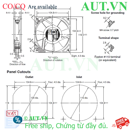 Ảnh của Quạt thông gió Omron R87F-A1A13HP