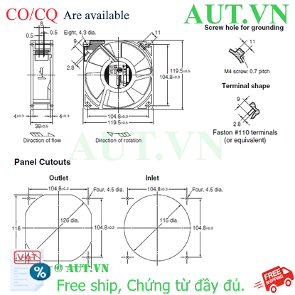 Ảnh của Quạt thông gió Omron R87F-A1A15LP