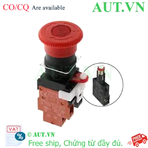 Ảnh của Nút Dừng Khẩn Cấp Omron A22EL-M-24A-02 | Đèn LED 24V, 2NC, IP65