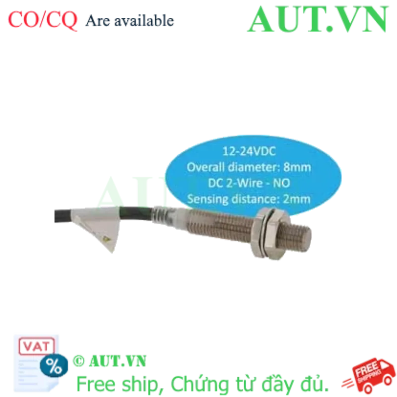 Ảnh của Cảm biến tiệm cận Omron E2E-X2D1-N 5M | M8, 2mm, 2 Dây NO Chính Hãng