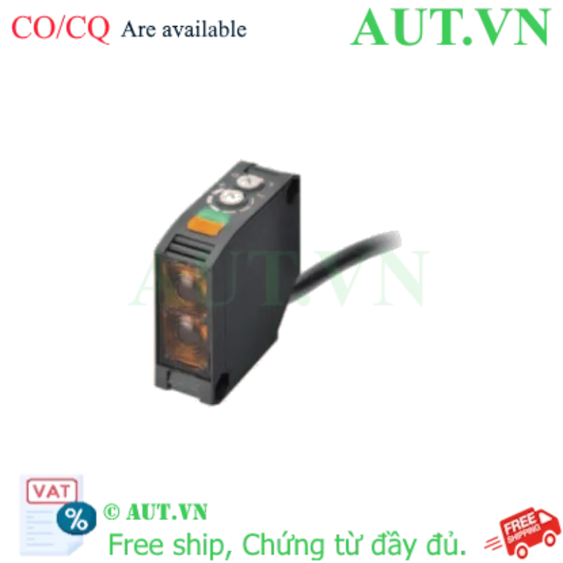 Ảnh của Cảm biến quang Omron E3JK-DR13 2M | Đầu ra Relay, Phản xạ khuếch tán, Nguồn 24-240V