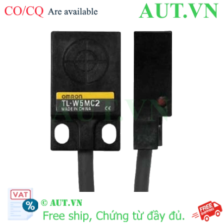 Ảnh của Cảm biến tiệm cận Omron TL-W5MC2 5M - NPN NC, Khoảng cách 5mm, Chống nước IP67