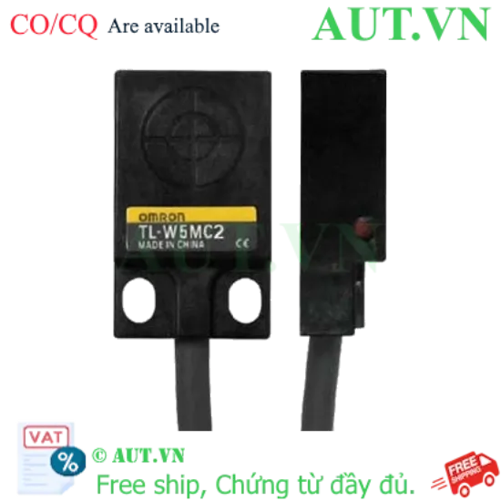 Ảnh của Cảm biến tiệm cận Omron TL-W5MC2 5M - NPN NC, Khoảng cách 5mm, Chống nước IP67