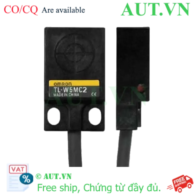 Ảnh của Cảm biến tiệm cận Omron TL-W5MC2 5M - Dạng dẹt, NPN NC, IP67 Chính hãng AUT VN