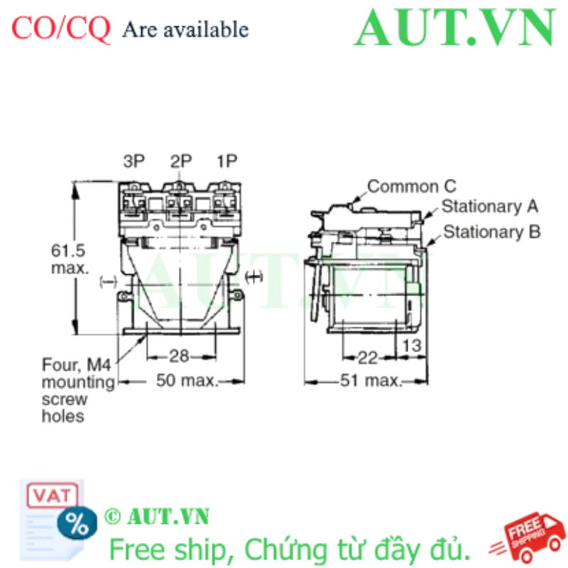 Ảnh của Rơ le trung gian Omron MM3X AC200/(220)