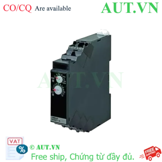 Ảnh của Timer Omron H3DT-A1 ON-Delay: Nguồn 24-240V AC/DC, Siêu Mỏng 17.5mm, Chính Hãng - AUT VN