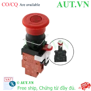 Ảnh của Nút Dừng Khẩn Cấp Omron A22EL-M-T2-02 | Đầu Nấm 40mm, 2NC, Đèn LED