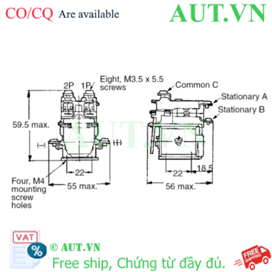 Ảnh của Rơ le trung gian Omron MM2XB DC24
