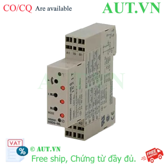 Ảnh của Timer Omron H3DS-MLC | Đa Năng 0.1s-120h, Điện Áp Rộng, Slim DIN Rail - AUT VN