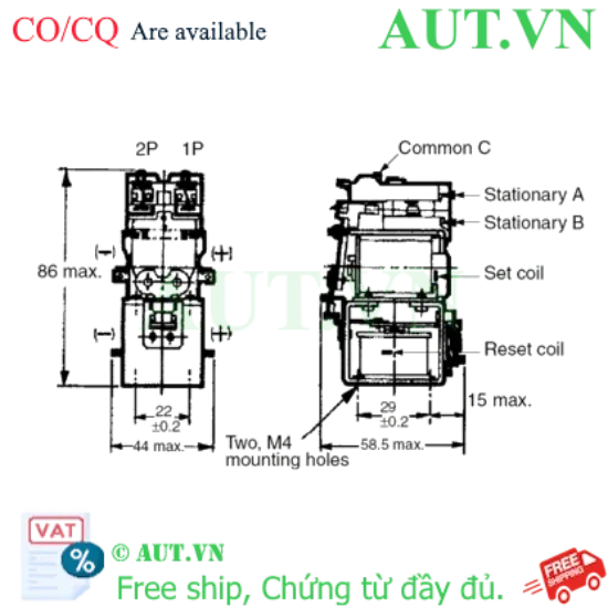 Ảnh của Rơ le trung gian Omron MM2K AC200/(220)